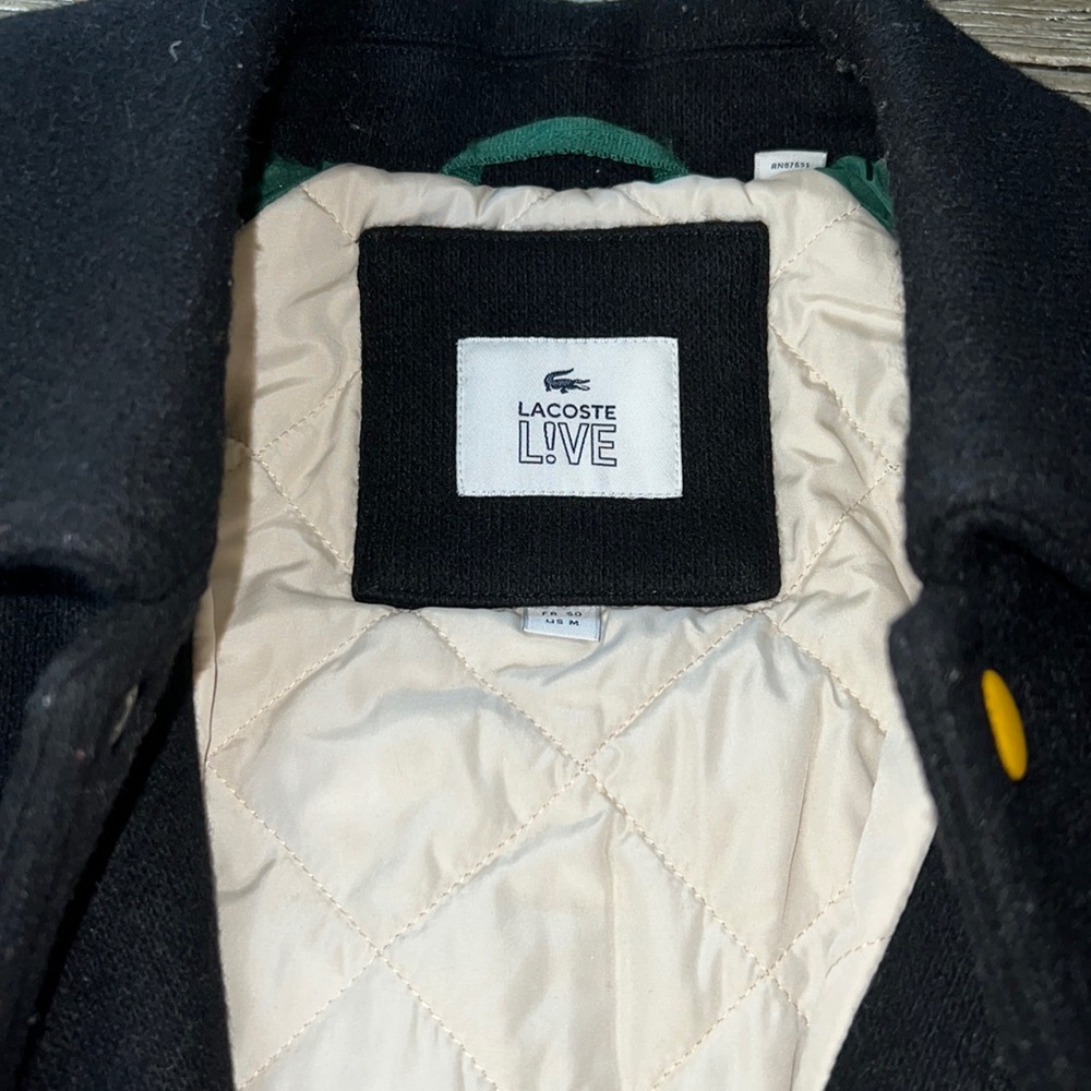 Men’s LIVE Wool Blend Teddy-Style Jacket Size M - Picture 5 of 7